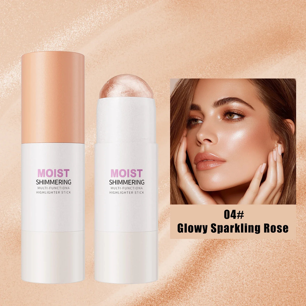 5 Colors 3D Face Brighten Highlighter Bar Cosmetic Face Contour Bronzer Shimmer Highlighter Stick Concealer Cream Makeup tool