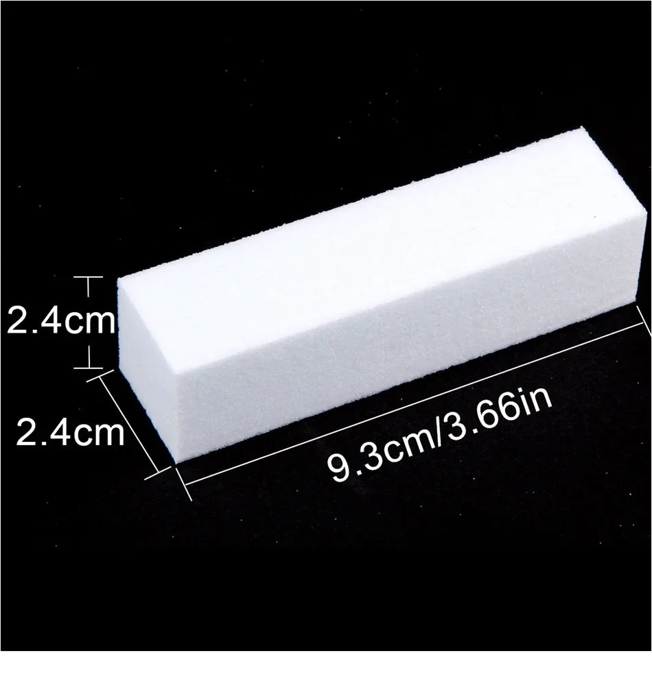 5/10/15/20Pcs Nail Buffer Professional Nail File Polisher Block Manicure Pedicure Files Sanding Polishing Sponge Nail Art tools