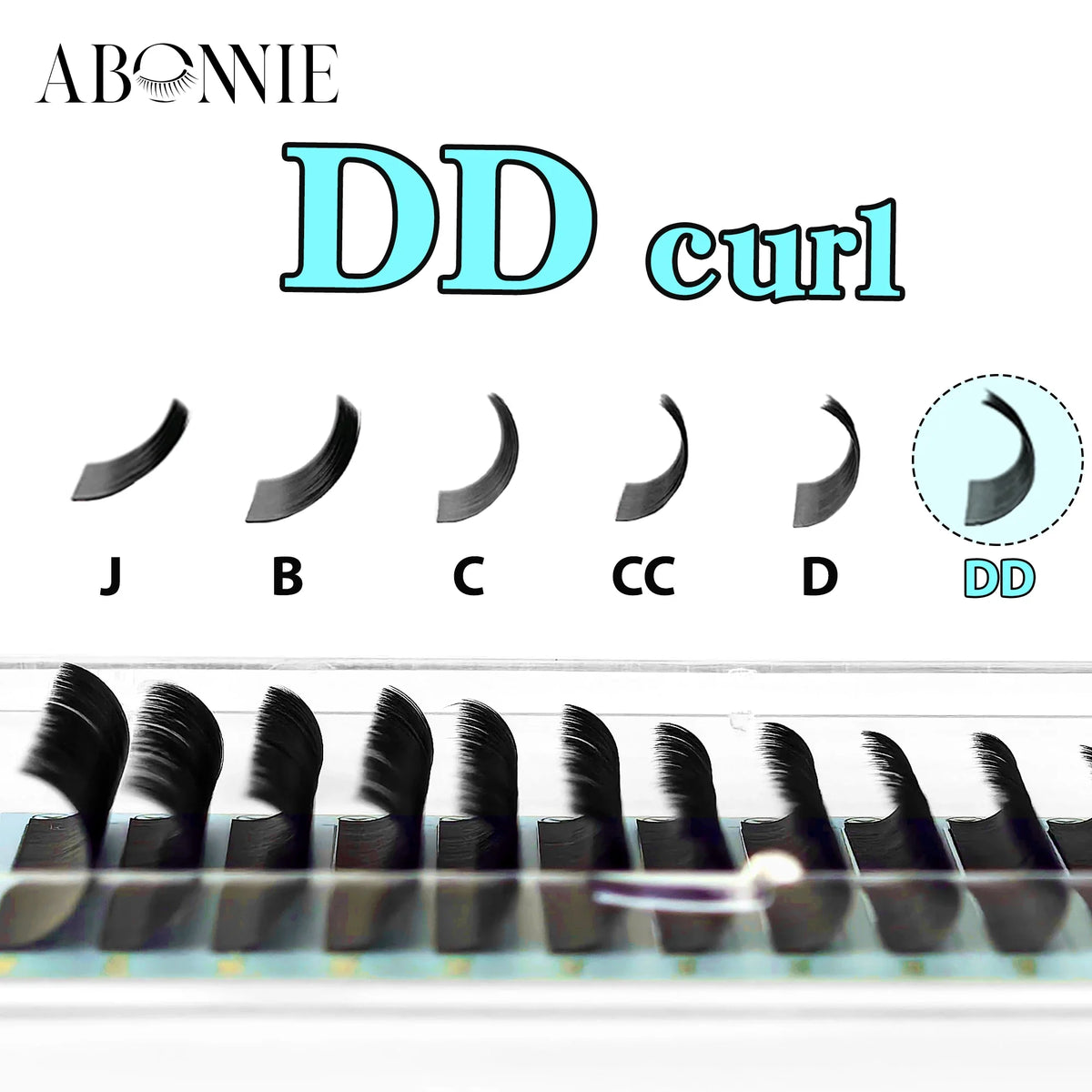 Abonnie Multi Layer Wispy Lashes Pre-Bundled Eyeash Extensions 3D Fluffy Camellia Eyelashes Automatic Flowering Lash LB Eyelash