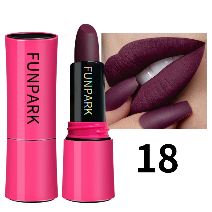 25 Colors Lipstick Non Stick Cup Matte Lip Gloss Waterproof Long Matte Sexy  Red Lip Cosmetics Korean Makeup For Women Gifts