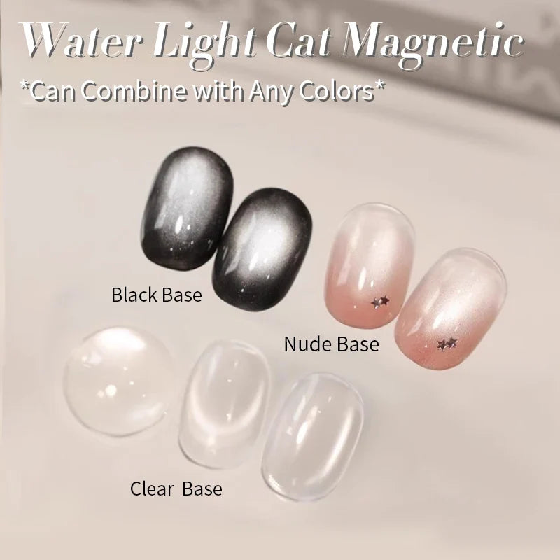 BORN PRETTY 10ml Pink Water Light Cat Magnetic Gel Polish Spaking Glitter UV LED Soak Off Gel Varnish Crystal DIY Manicure