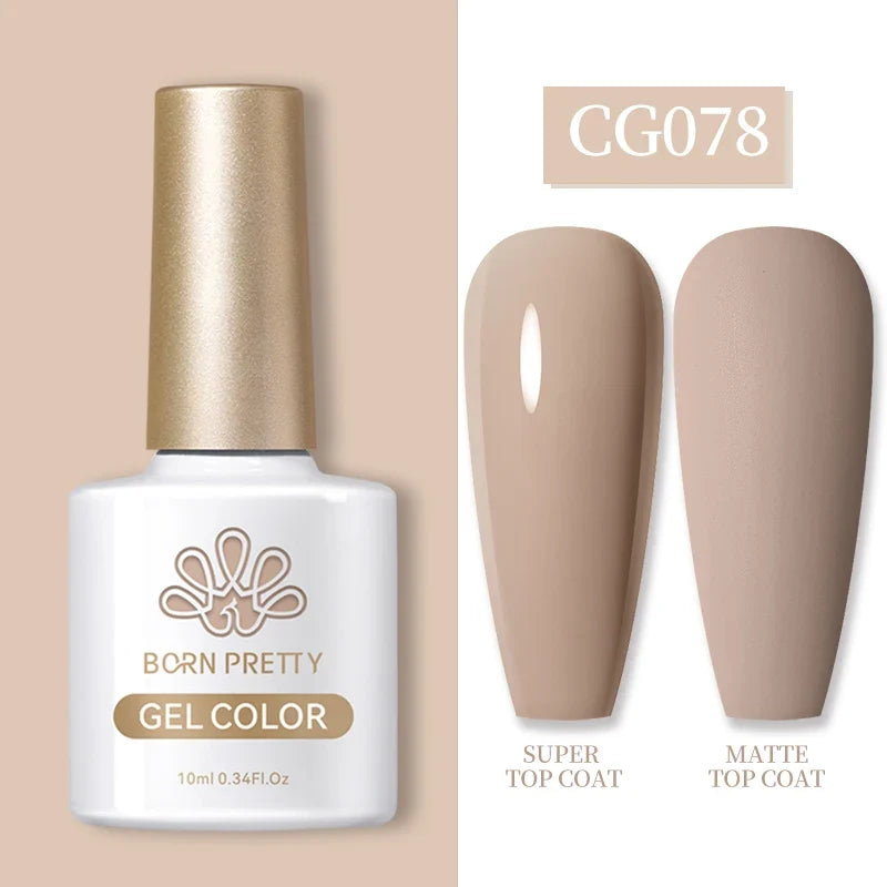 BORN PRETTY 10ml Clear Blooms Gel Polish UV LED Soak Off Nail Art Polish for Spreading Effect Marble Nail Polish Gel Painting