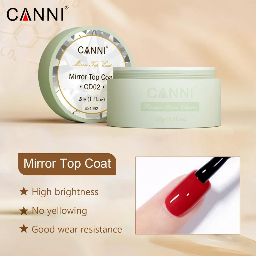 Canni Hard Top Diamond Top Coat 3 in 1 Base Nail C Arc UV Construction Gel Fiber Builder Nail Gel PVC Modelling Gel Nail Glue