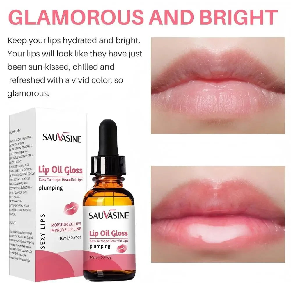 Instant Lip Plumper Serum Lip Plumping Oil Long Lasting Moisturizing Essence Removal Dead Skin Reduce Fine Lines Gloss Lip Care
