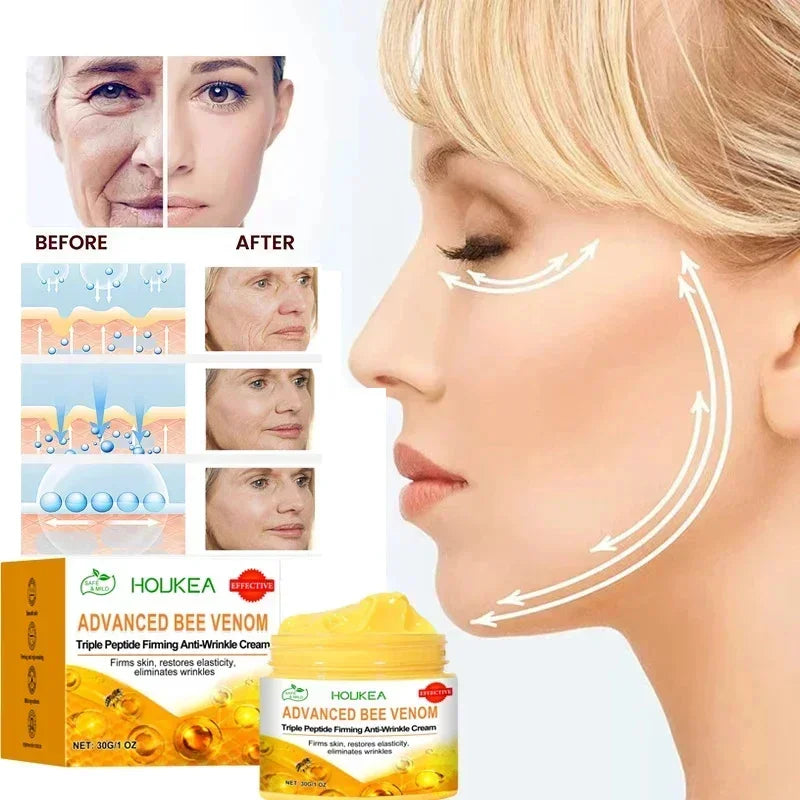 Bee Venom Anti-Aging Cream Rejuvenate face Skin Deep Moisturizing Fade Lines Fast Absorption Repair Instant Wrinkle Skincare