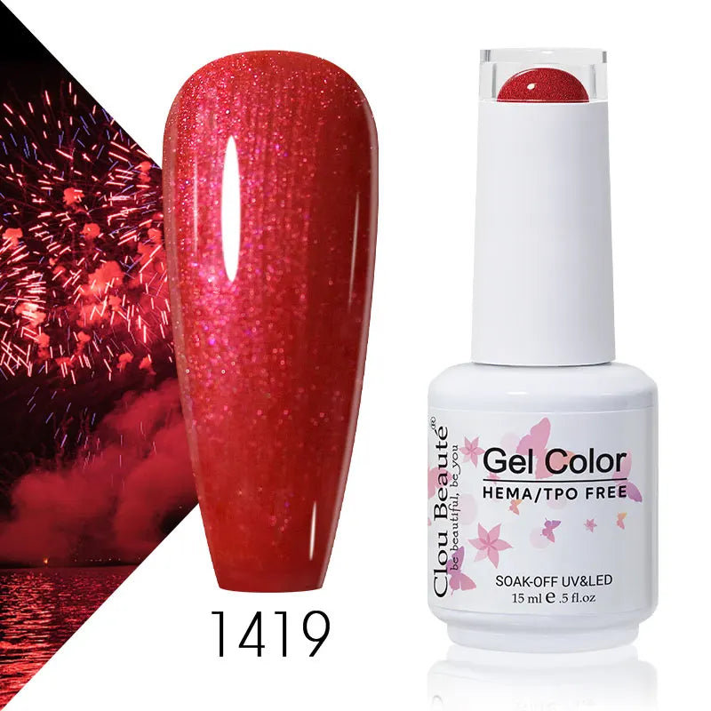 Clou Beaute Coffee Colors Nail Gel Polish HEMA/TPO FREE Soak off UV/LED 15ml Vernis Semi Permanent Nail Varnish 15ml Base Top