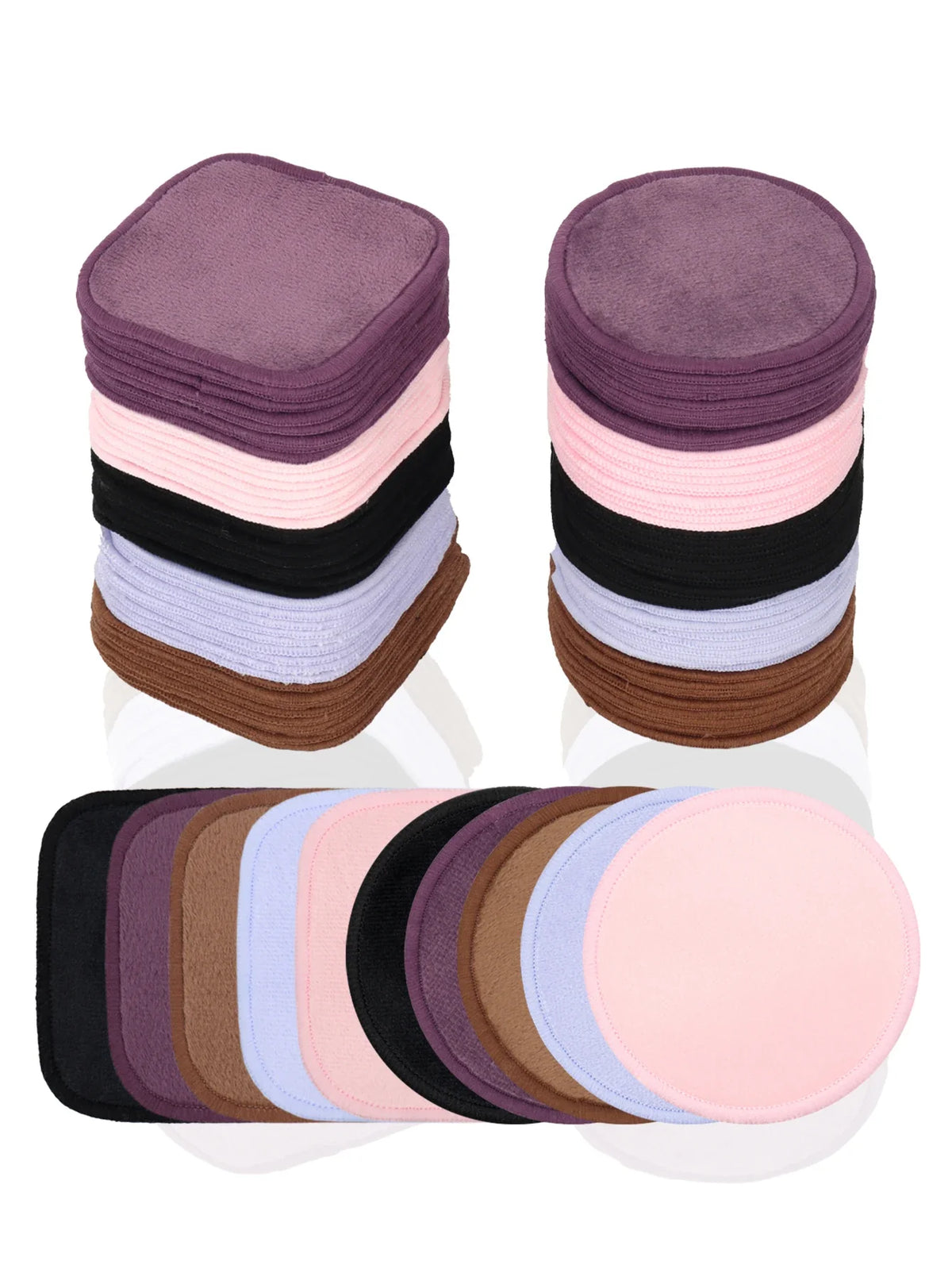 10/20/30 Reusable Makeup Remover Pads, a Gentle Facial Cleansing Sponge Suitable for All Skin Types, Odorless, Beauty Tool