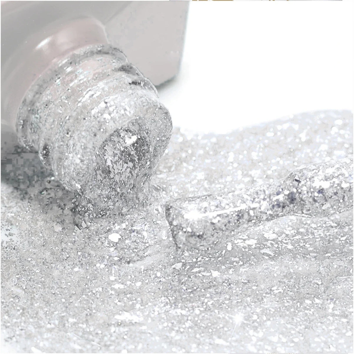 10ML 1pcs Moonlight White Strobe Glitter Gel Nail Polish Nail Supplies Hot Selling White Nails Super Flash Diamond Nail Polish