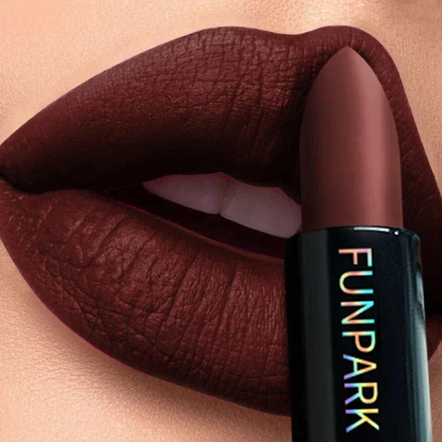 25-Color Matte Lipstick Waterproof Long Lasting  Velvet Finish Lip Tint Smooth Matte Lip Color Smudge-proof Lip Liner Lip Makeup