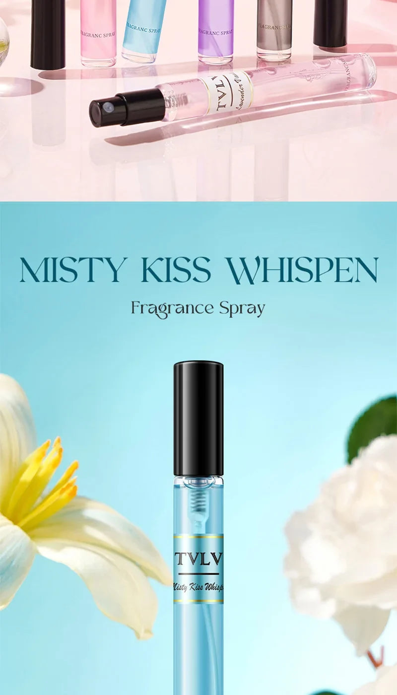 Fragrance spray set, long-lasting fragrance, 4-piece pack, hair fragrance spray, floral fragrance spray
