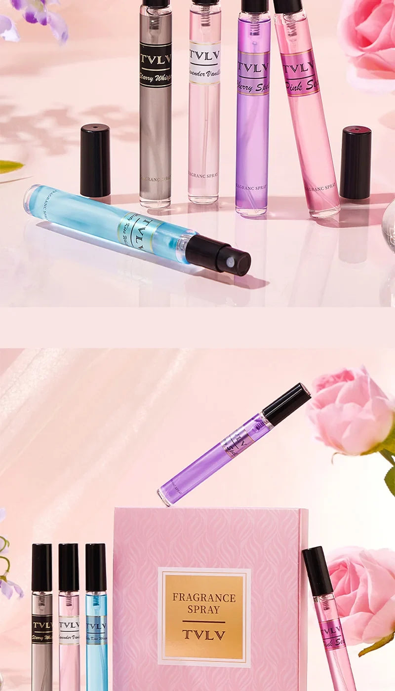 Fragrance spray set, long-lasting fragrance, 4-piece pack, hair fragrance spray, floral fragrance spray