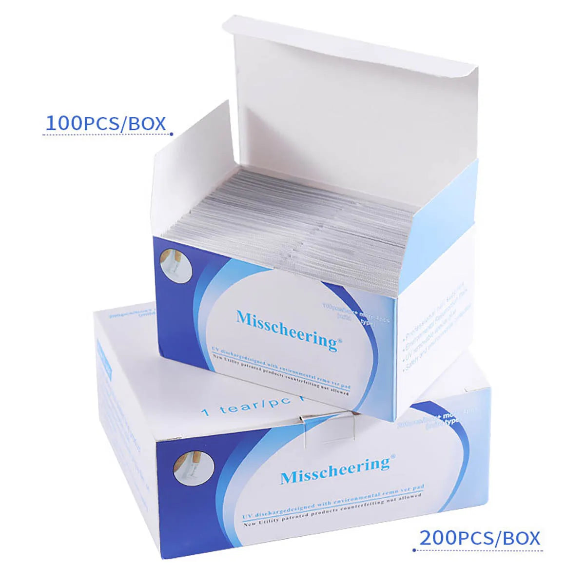 50/100/200pcs Nail Art Cleaner Gel Polish Remover Wet Wipes Paper Pads For Manicure Cleanser Nail Art UV Gel Remover Tool Set