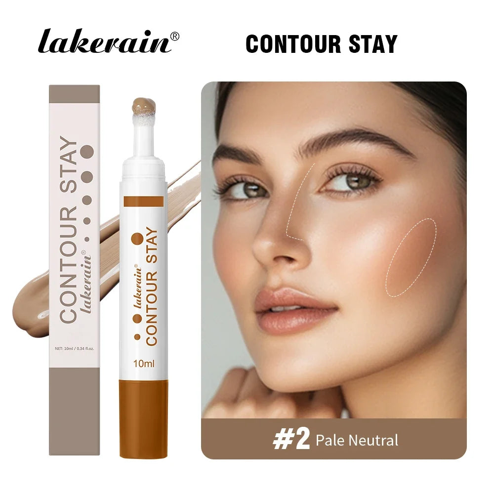 6 Colors Liquid Contour Long Wear Bronzer Cream Contour Makeup Long Lasting Nourishing Hydrating Face Contour 6 Colors
