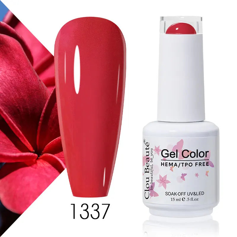 Clou Beaute Coffee Colors Nail Gel Polish HEMA/TPO FREE Soak off UV/LED 15ml Vernis Semi Permanent Nail Varnish 15ml Base Top