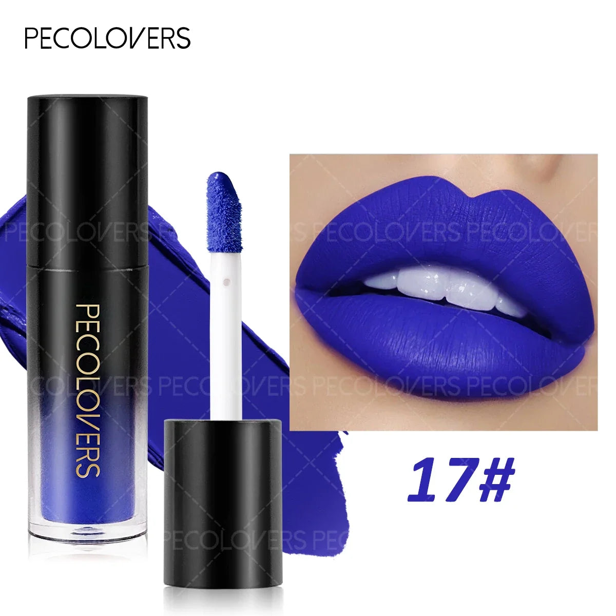 1PC Creamy Texture, Smooth, Green/blue/dark Red, Non-sticky, Gothic Lipstick/lip Gloss, Suitable for HalloweenChristmas Makeup.