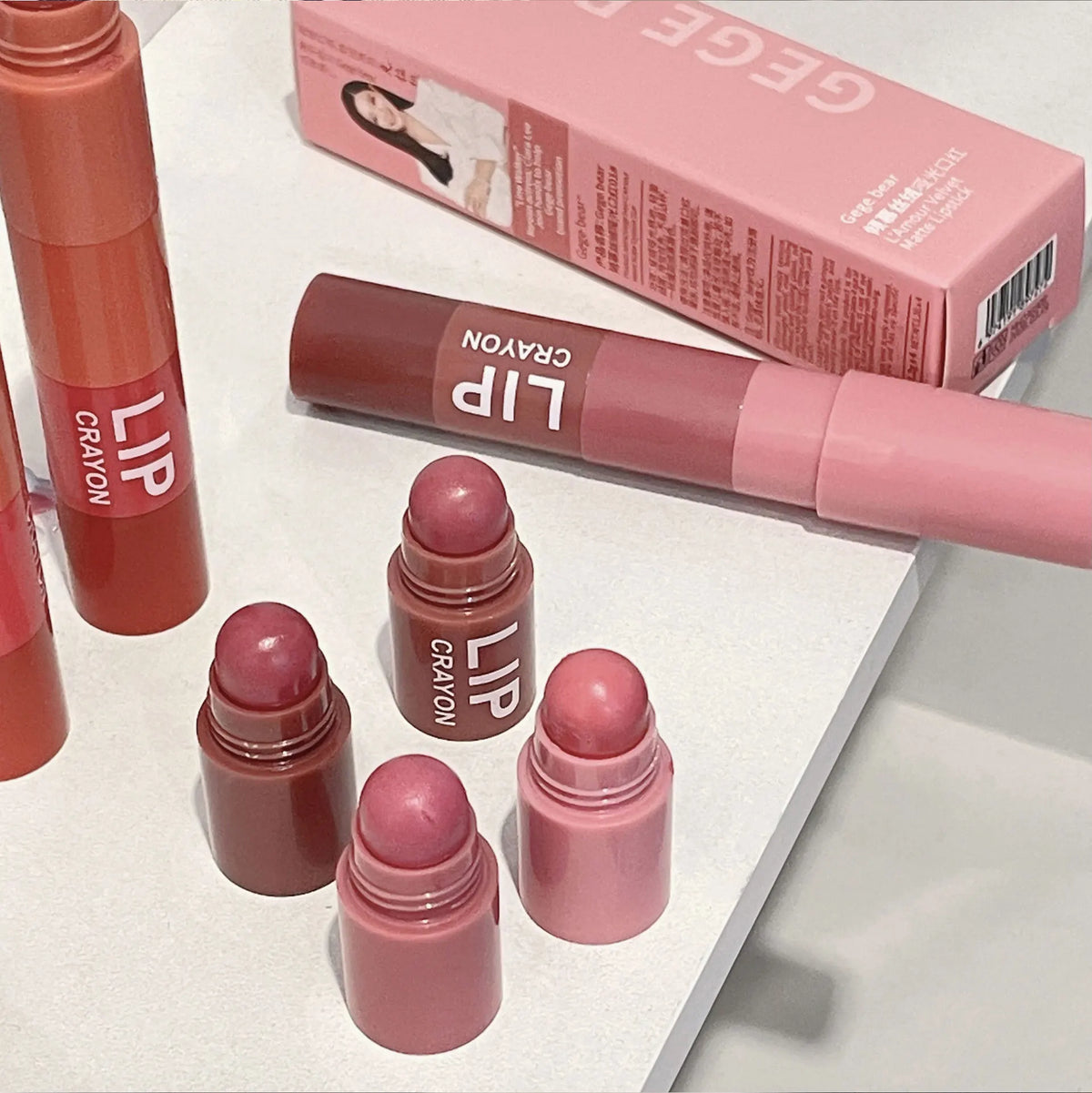 4-Color Matte Velvet Mist Lipstick,1Pc Waterproof Non-Stick Cup Long-Lasting Wear Lipstick For Women