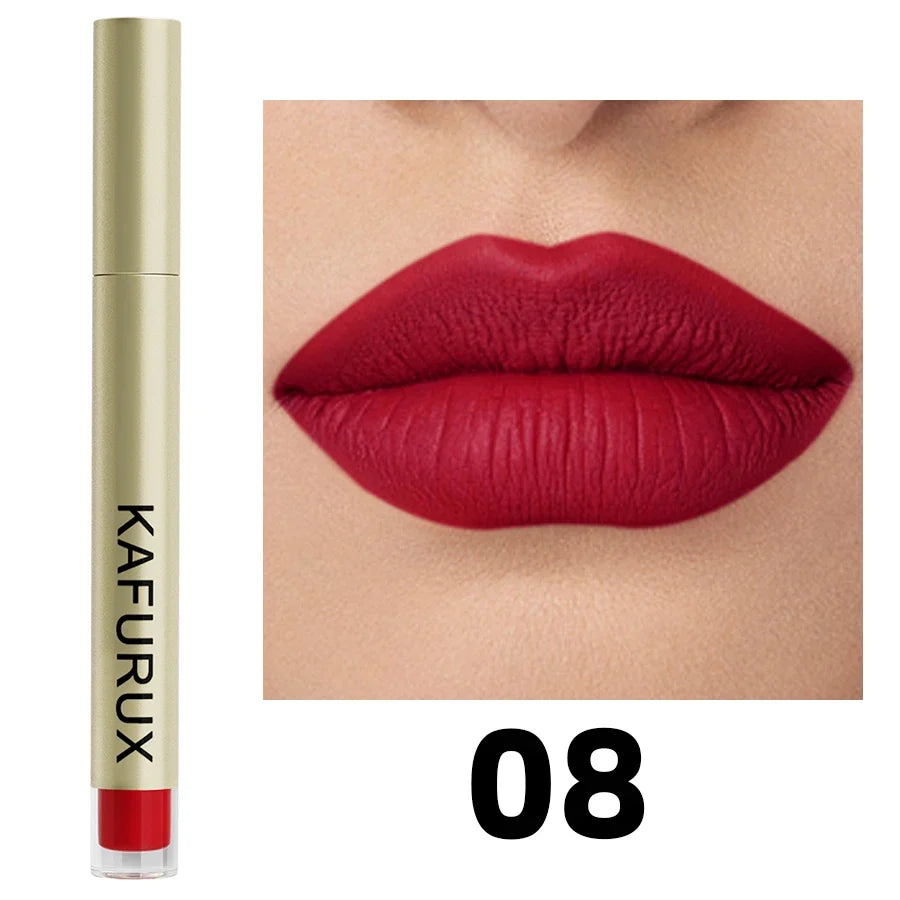 20 Colors Sexy Long Lasting Velvet Matte Lip Gloss Liquid Lipstick Lip Makeup Red Pink Brown Nonstick Cup Waterproof Lip Glaze
