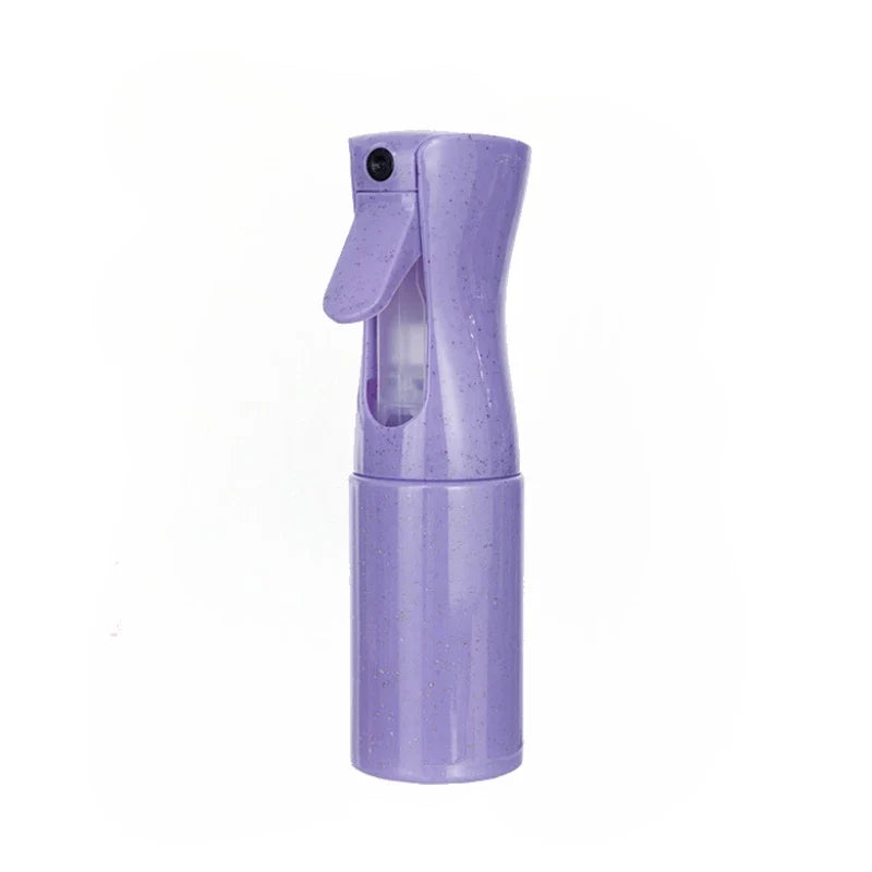 200ML Wheat Straw Continuous Spray Bottles Hairdressing Pressure Sprinkling Bottle Barber Salon Hairdressing Styling Tools
