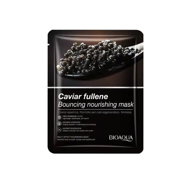 6/12pcs BIOAQUA Caviar Grape White Truffle Face Mask Anti Wrinkle skincare Moisturizing Hydrating Facial Masks Skin Care