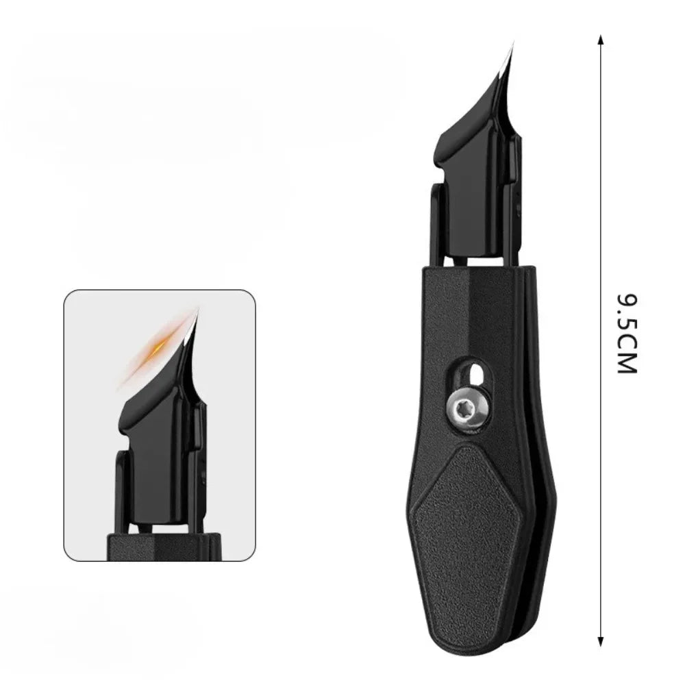 25° Slant Edge Nail Clipper Wide Opening Stainless Steel Professional Ingrown Toenail Tools Eagle Beak Oblique Toe Nail Trimmers