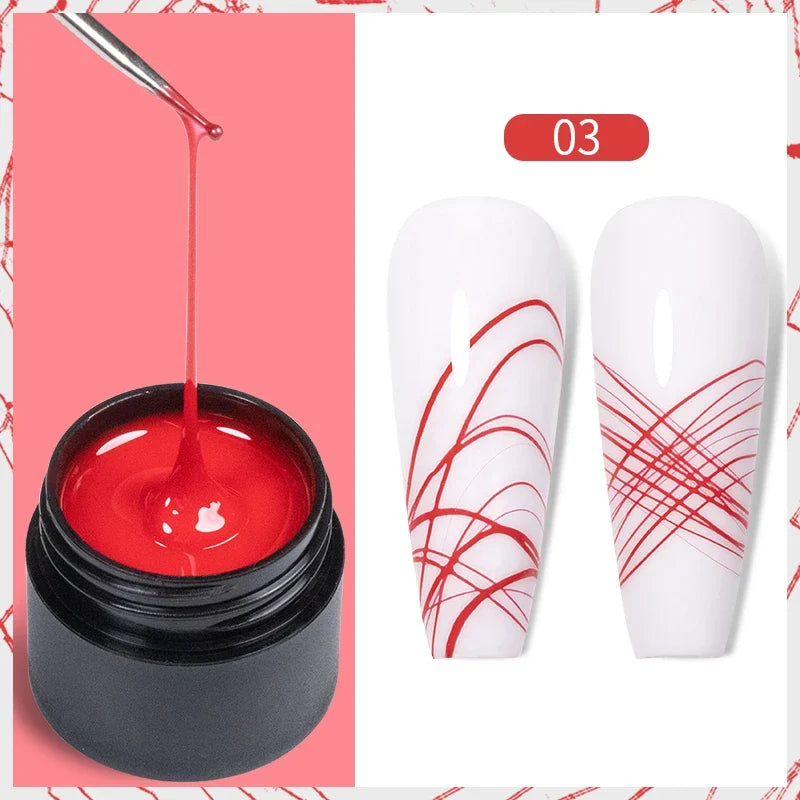 AWStorG 5ML Super Silver Metallic Gel Nail Polish Metal Effect Painting Gel Chromes Varnis Semi Permanent for Nail DIY