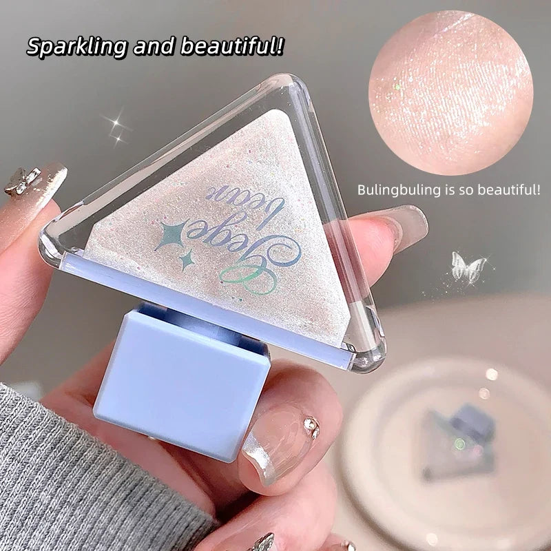 Gege Bear Glazed Eyeshadow Liquid Pearlescent Glitter Brightens Highlight Silkworm Liquid Eyeshadow