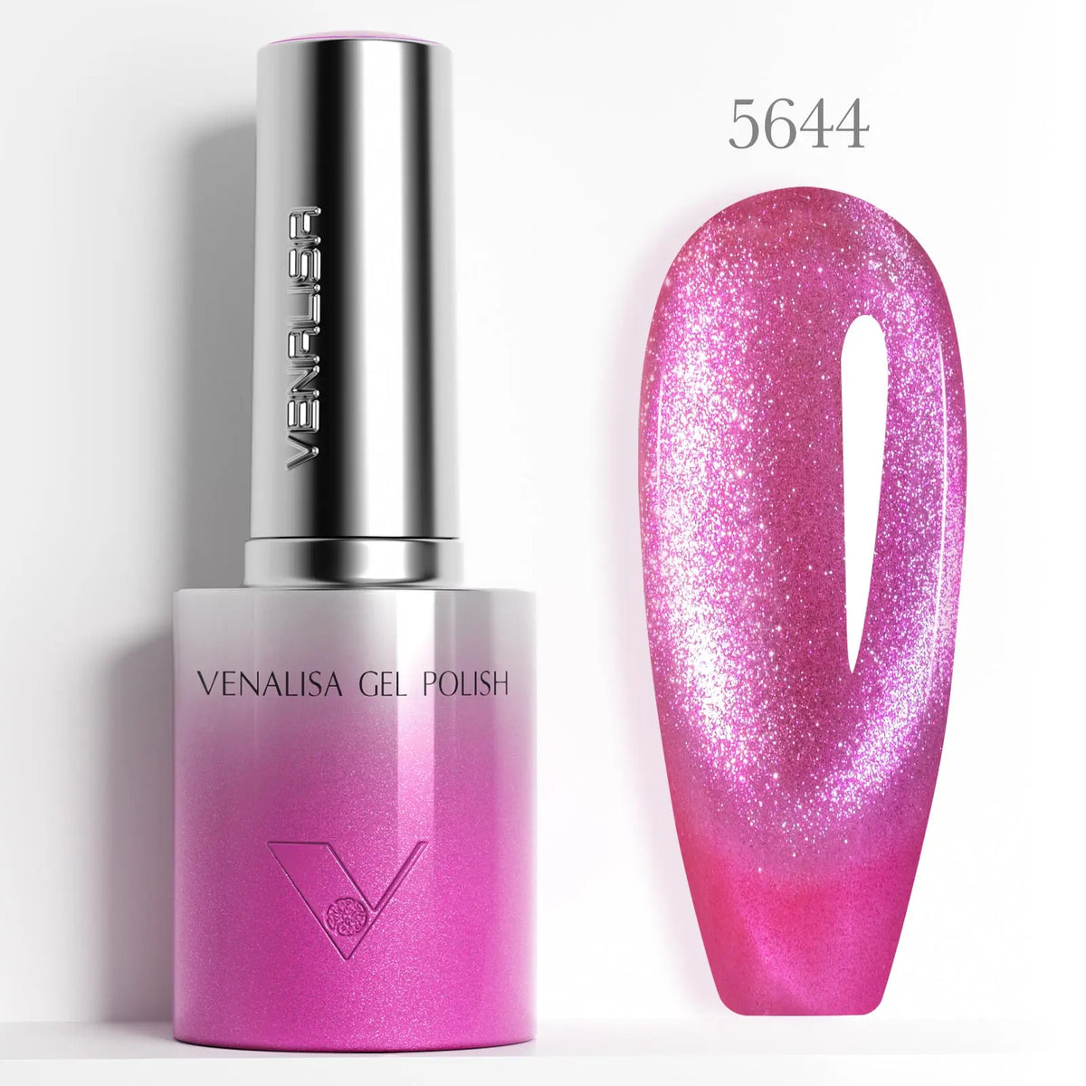 1/5pcsVenalisa Hema/TPO Free Cat Eye Gel Magnet Ultra Flash Nail Gel Polish Diamond Sparkle Soak Off UV LED Varnish Nail Gel