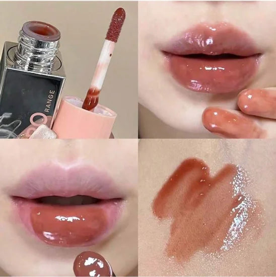 Herorange Glossy Lip Gloss Hydrating Non-Sticky Multi Shades for Beginners Daily & Gift Use