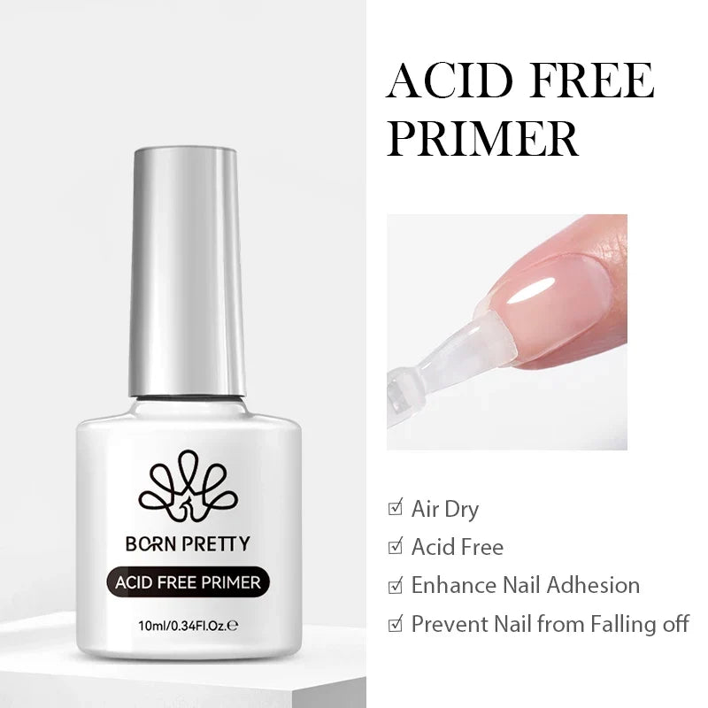 BORN PRETTY 15ml Nail Gel Polish Glitter Gorgeous Full Coverage Soak Off UV LED French Nail Art Jelly Nude Pink Varnish