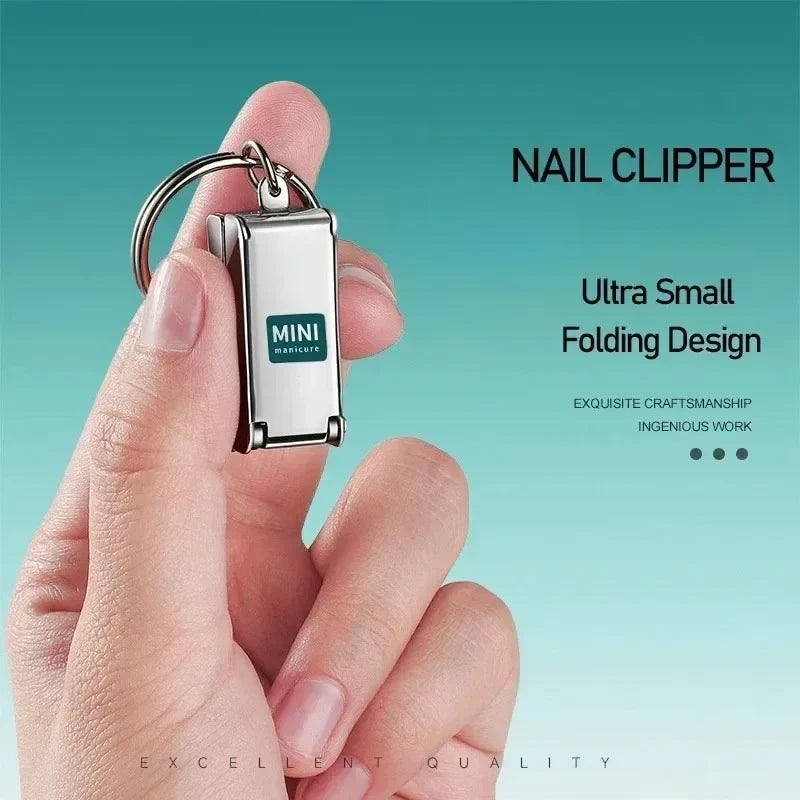 '-2026New Products，1-4pcs Nail Clippers Collapsible Portable Travel Fingernail Nail Scissors Cutter Stainless Steel ManicureTools