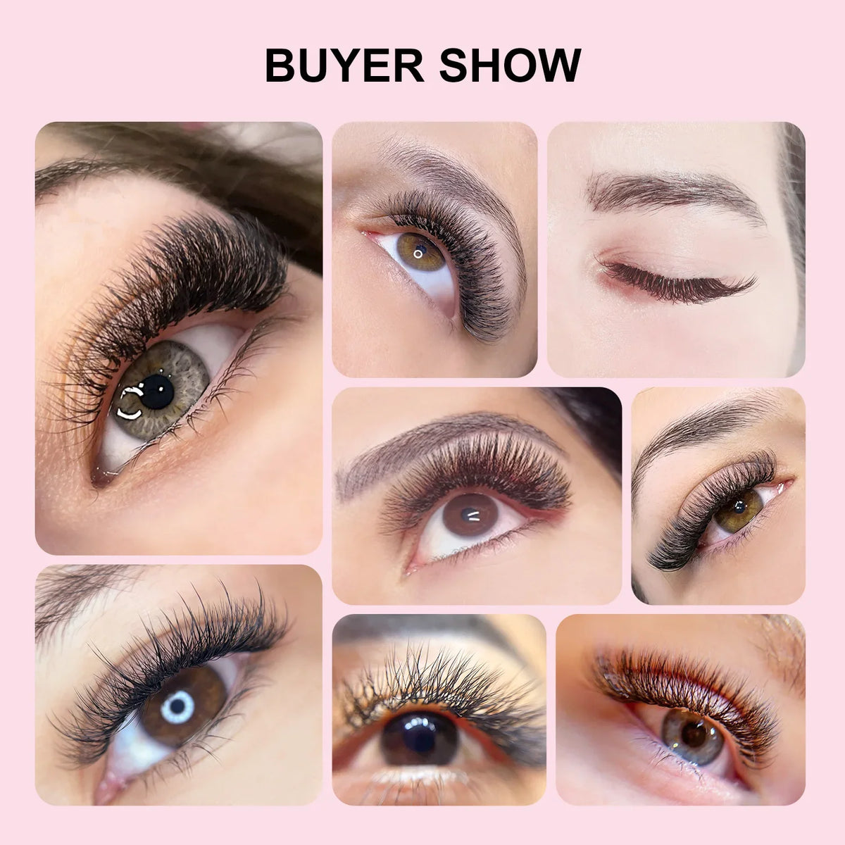 ARISON Brown 2D YY Lashes Double Tips Eyelashes Extension Cilios Y Premade Volume YY Shape EyeLash Grafting Extension Split Tip