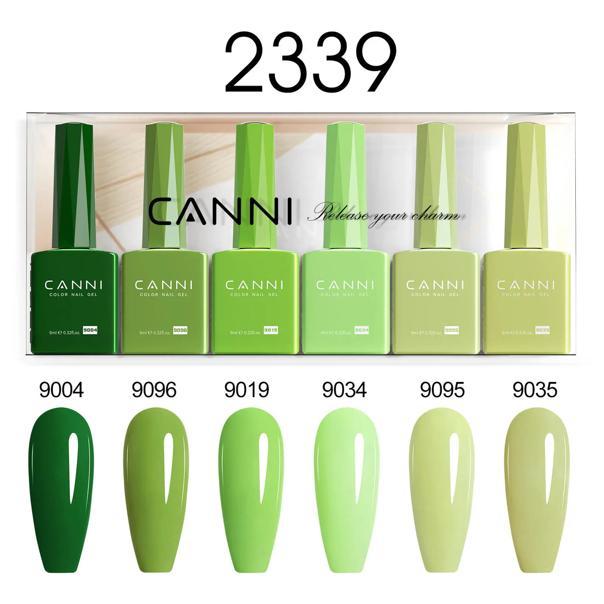 6pcs/kit CANNI Gel Nail Polish TPO FREE Nails Semi Transparent Jelly Pink Collection Soak Off UV LED Gel Diamond Top Coat Set