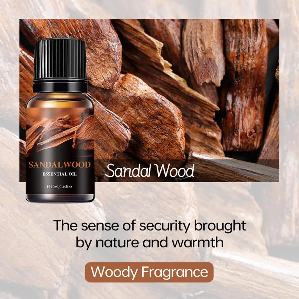 15 Scents Water Soluble Fragrance Oils - 10ml Aromatherapy Oil for Diffuser, Room Deodorizer, Air Freshener, Home & Car