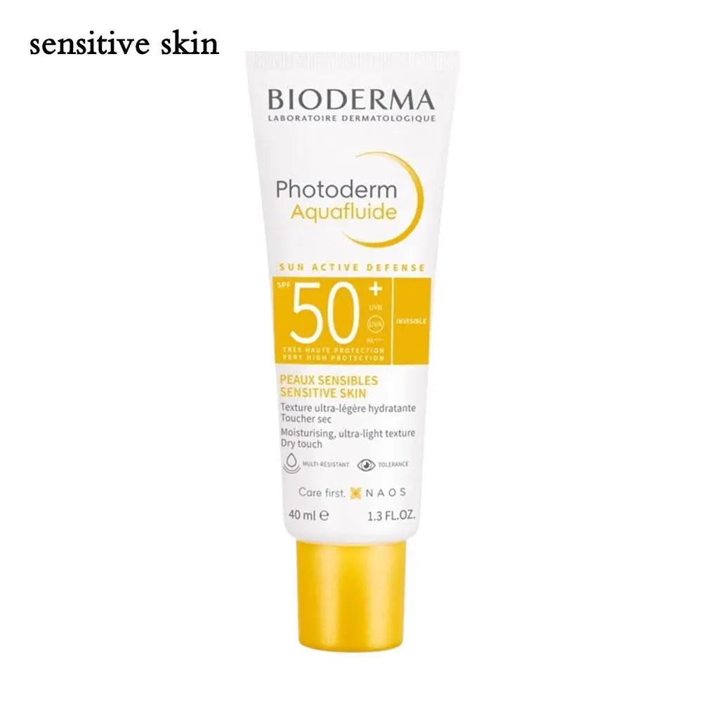 BIODERMA Photoderm Aquafluid SPF 50+ Face Sunscreen 40ml Ultra-Light Moisturising Sun Cream Waterproof Non-Greasy