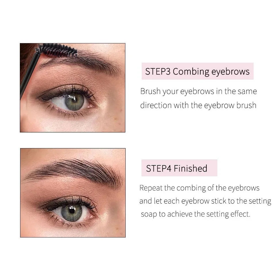 Eyebrow styling wax setting gel waterproof natural long-lasting transparent eyebrow soap eyebrow styling cream