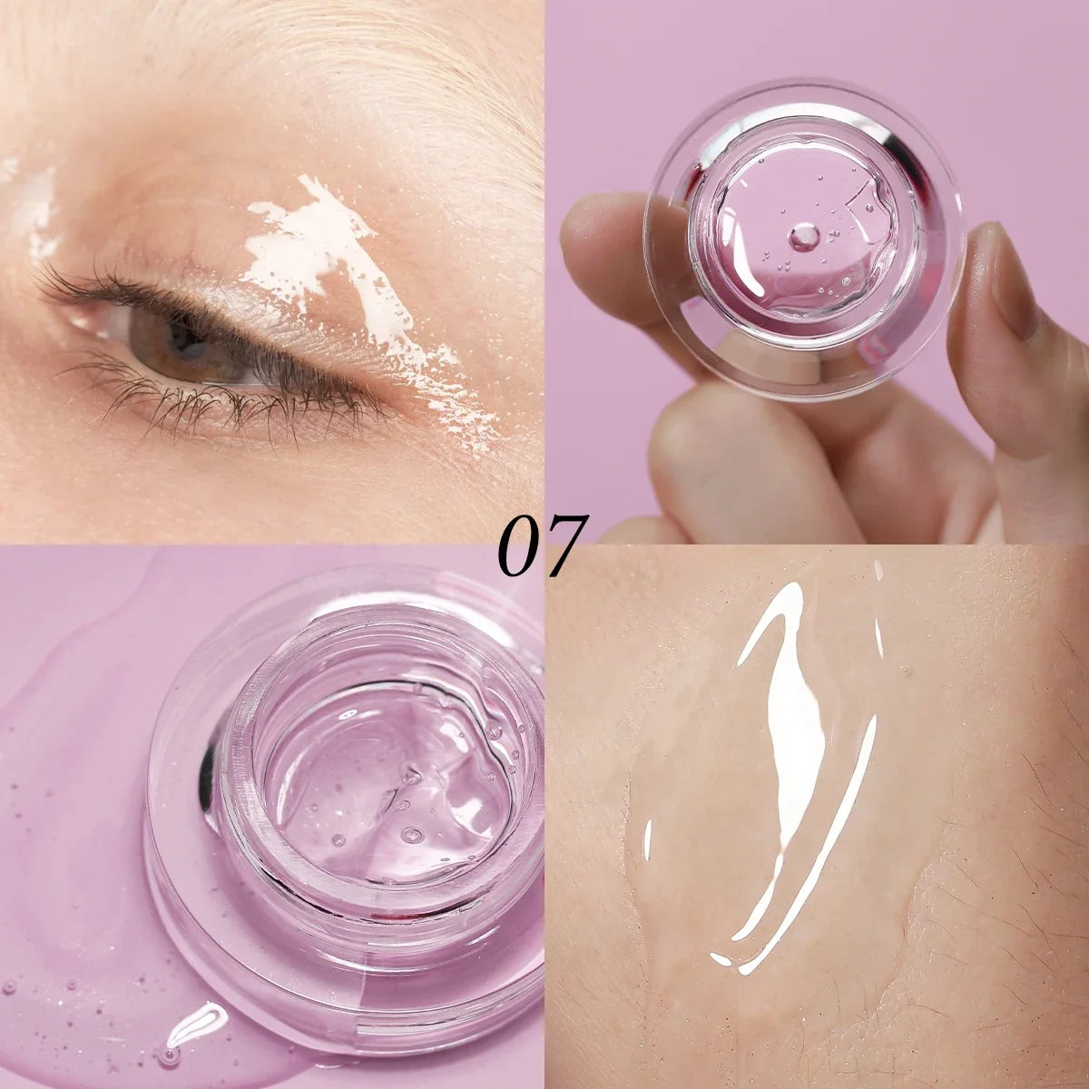 7 Color Liquid Eyeshadow Waterproof, non-sticky  rmt Highlighter & smoky eyeshadow with vivid color payoff Cosmetics
