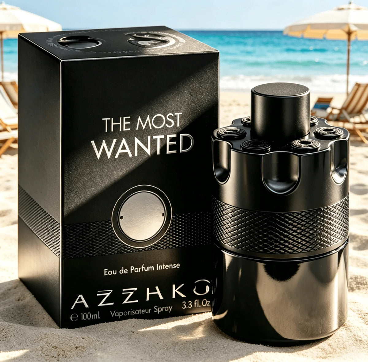 Azzora The Most Wanted men Eau De Parfum Intense Spray 3.3 oz Spicy woody notes Long-lasting fragrance Men Long Lasting