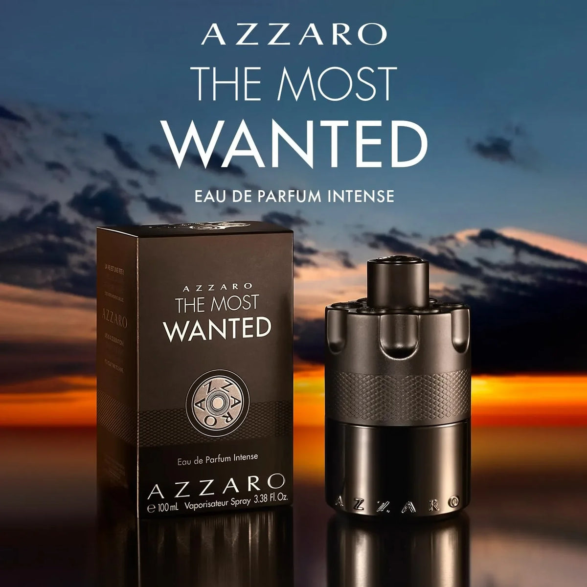 Azzaro The Most Wanted EPP Intense - Woody & Seductive,Fougère, Ambery & Spicy - Lasting Wear - Luxury Perfumes for Men