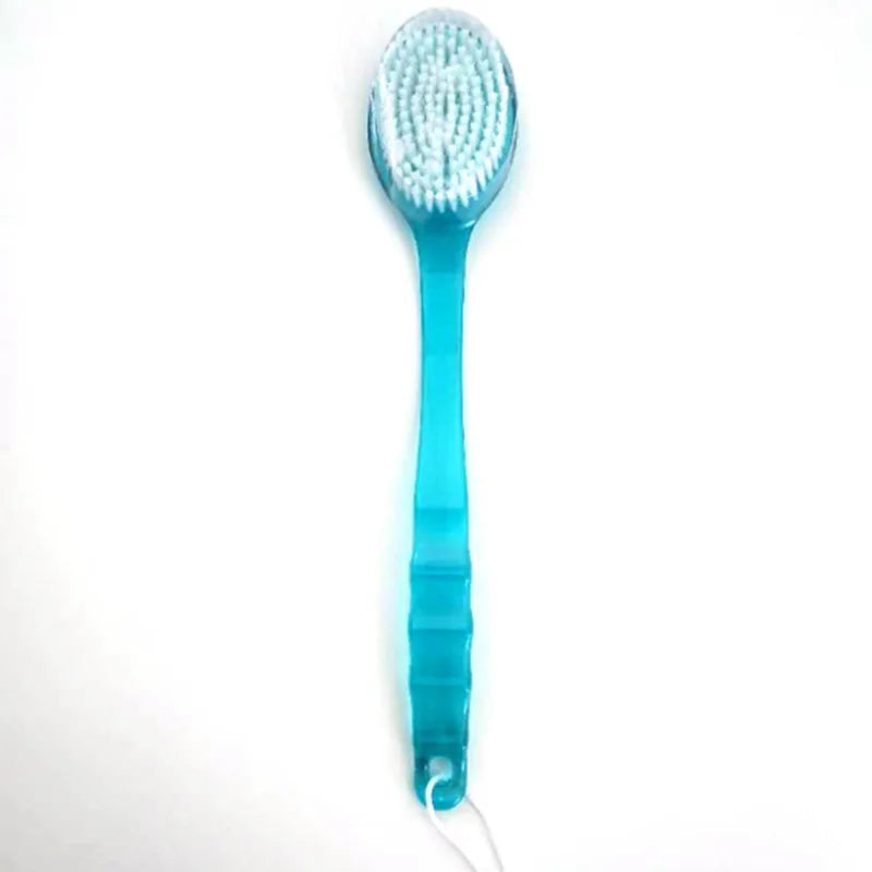 1Pc Long Handle Bath Brush Soft Hair Bath Brush Back Ball Brush Bathroom Body Brushes Mud Back Scrubber Shower Massage Brushes
