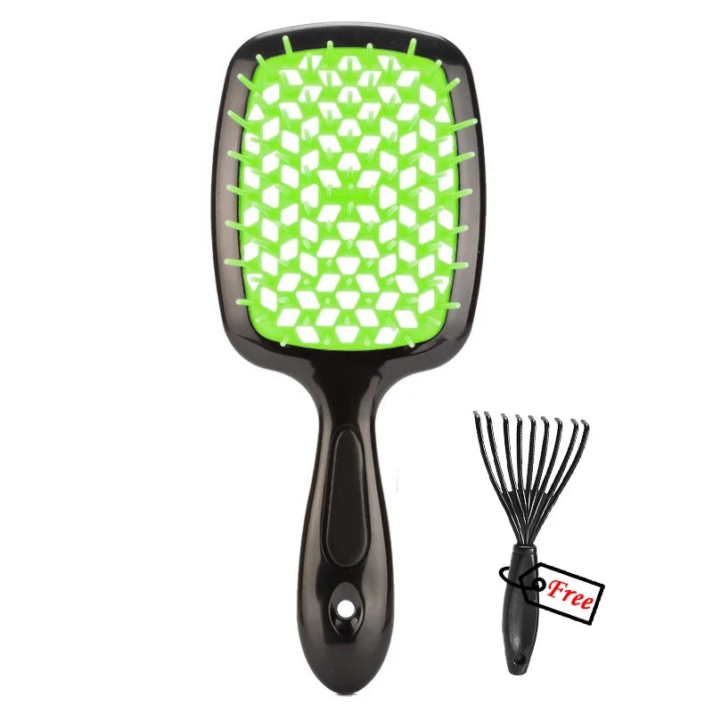 Hair Comb Anti Static Scalp Massage Brush Wet Dry Hair Detangling Styling Comb Salon Barber Brushes Demelante Hair Care Tools