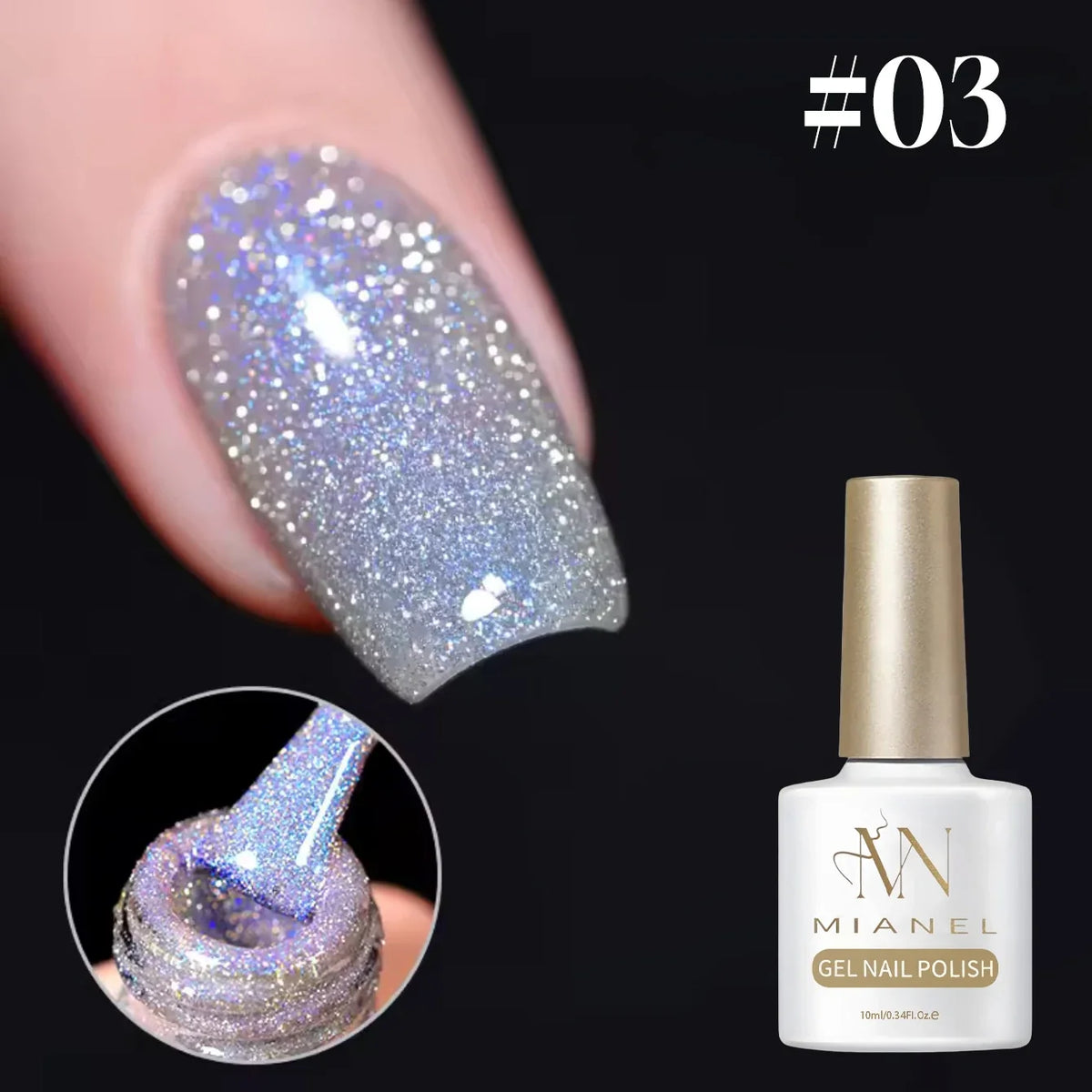 1-12pcs Wine Red Flash Crushed Strobe High Density Diamond Glitter Gel Nail Polish Black Nails Red Nails White Nails