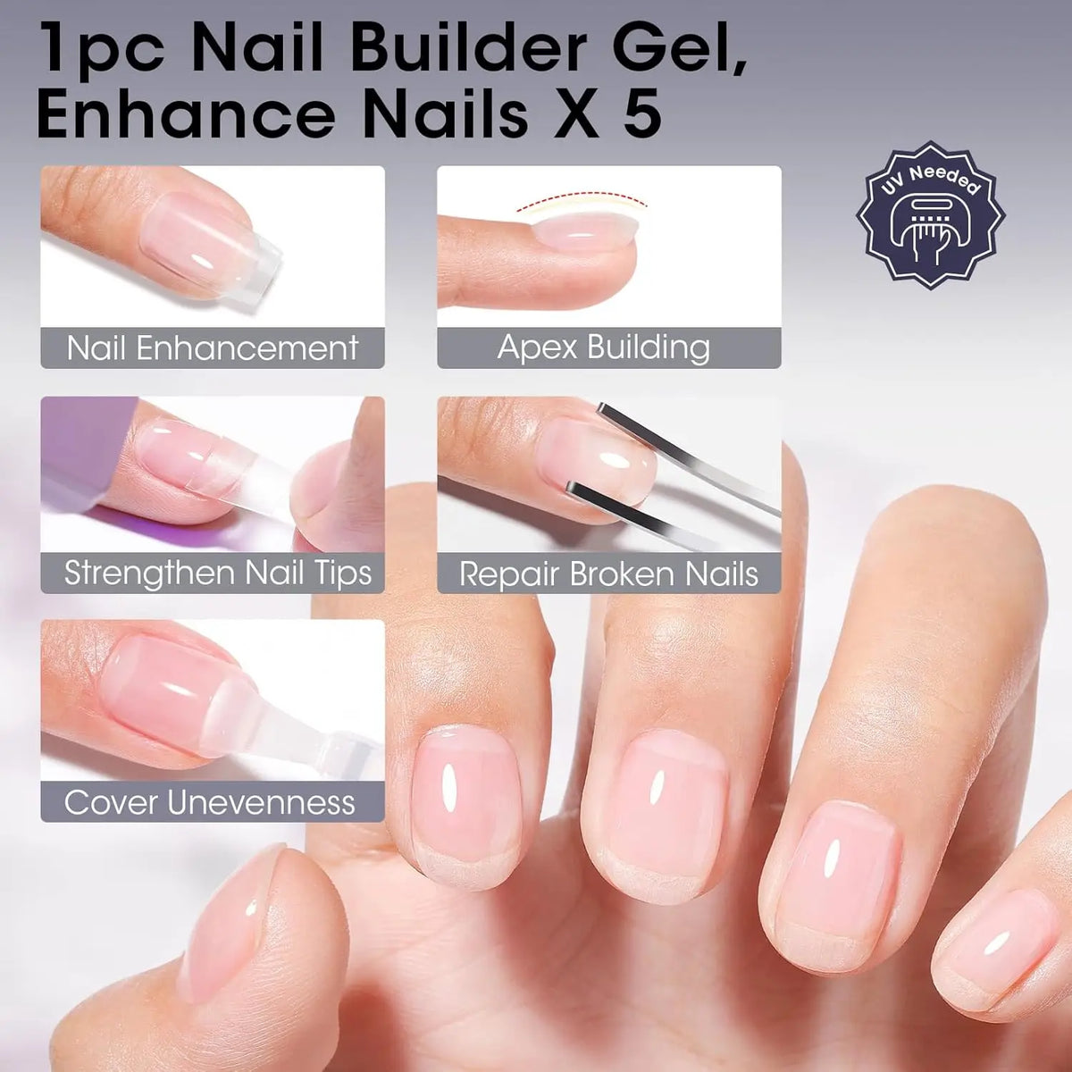 18ml Top Coat Base Coat Gel Set Nail Art No Wipe Soak Off Ultra Glossy Top UV LED Cured Long Lasting Nail Supplies