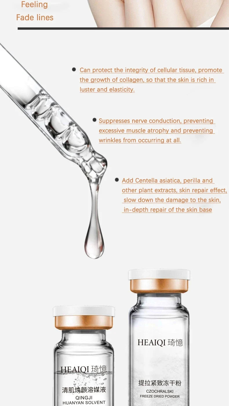 Collagen Hyaluronic Acid Face Mask DIY Hyaluronic acid V Face Lifting Firming Whitening Mask Fine Lines Anti-wrinkle Skin Care