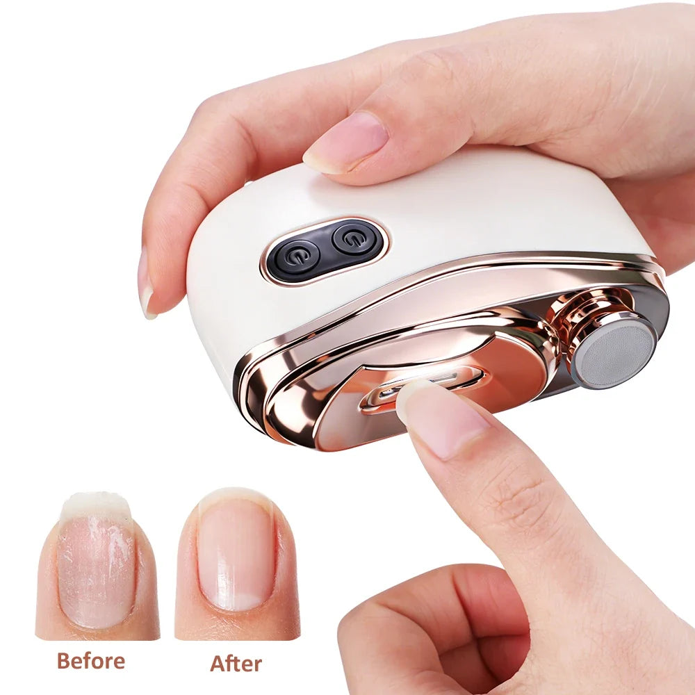 Electric Nail Clippers Automatic Trimmer Rechargeable for Adults Baby Safe Fingernail Toe Nail Cutter Portable Manicure Pedicure