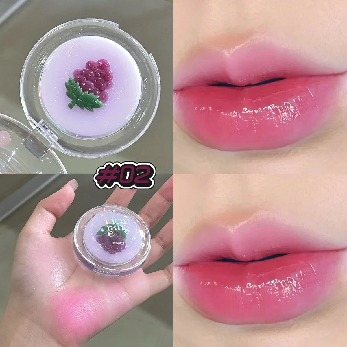 Herorange Tinted Lip Balm Moisturizing Anti-Dry Reduces Lip Lines for Autumn Winter