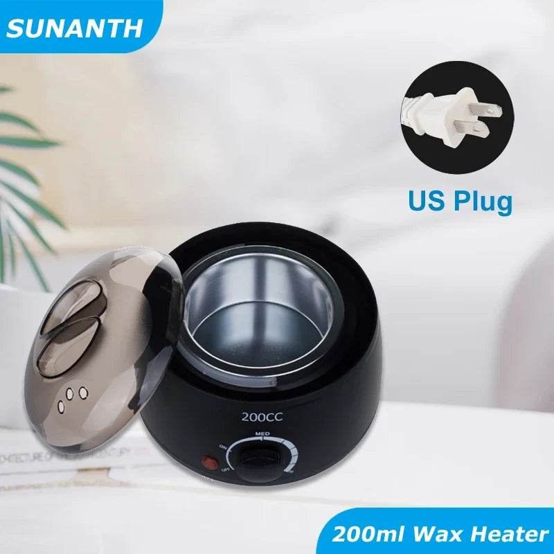 Electric Wax Heater Hot Wax Machine Paraffin Pot Warmer Hair Removal Waxing Machine Wax-melt Epilator Quick Heater