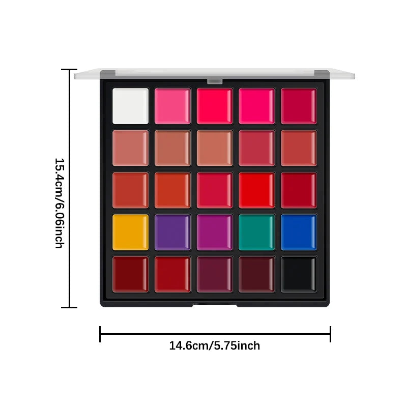 25-Color Velvet Matte Lipstick – Soft Blurred Finish, Smooth & Creamy, Long-Lasting Pigment, Buildable Coverage, Non-Drying