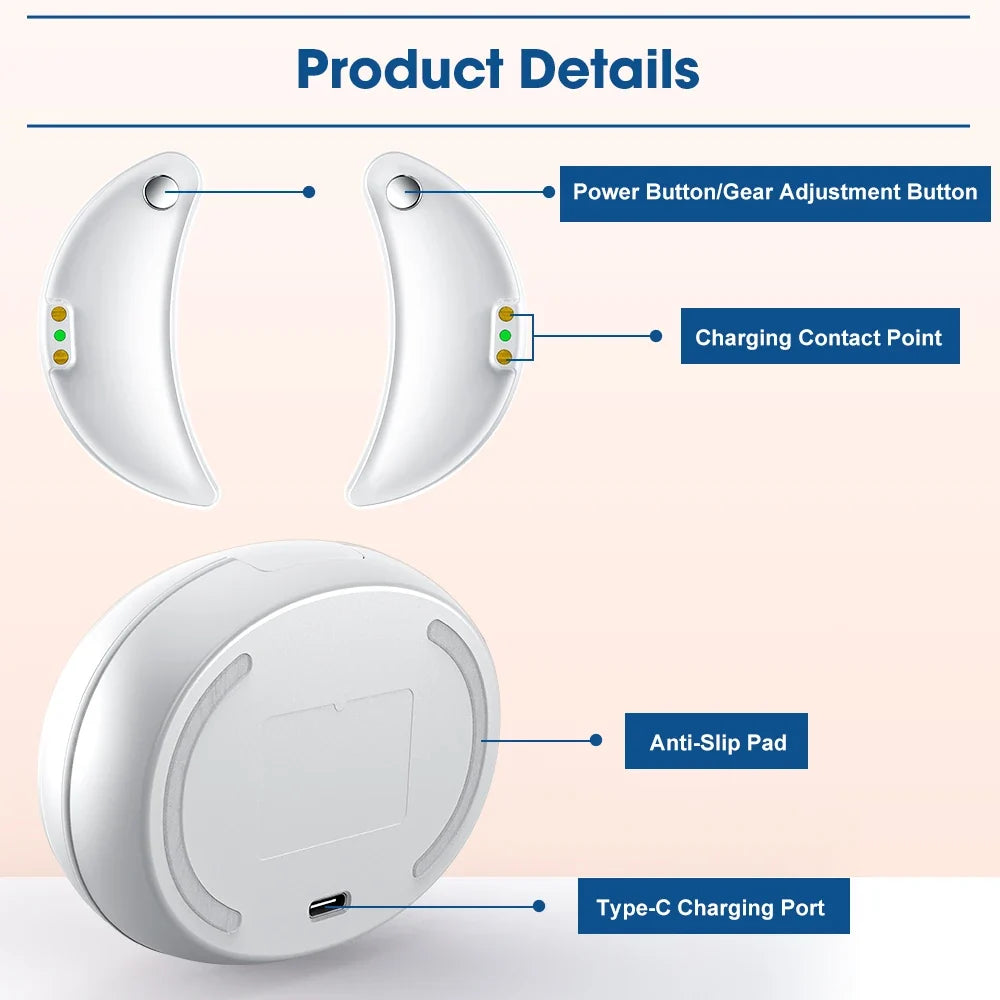 660nm LED Light Eye Face Beauty Massage Muscle Stimulator Facial Lifting Anti-Wrinkle Reduce Dark Circles Eyes Swelling Forehead Care Device