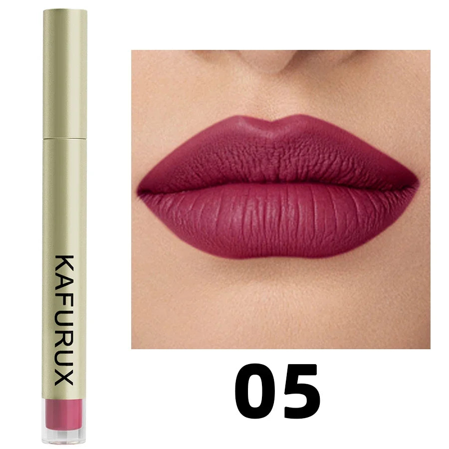 20 Colors Sexy Long Lasting Velvet Matte Lip Gloss Liquid Lipstick Lip Makeup Red Pink Brown Nonstick Cup Waterproof Lip Glaze