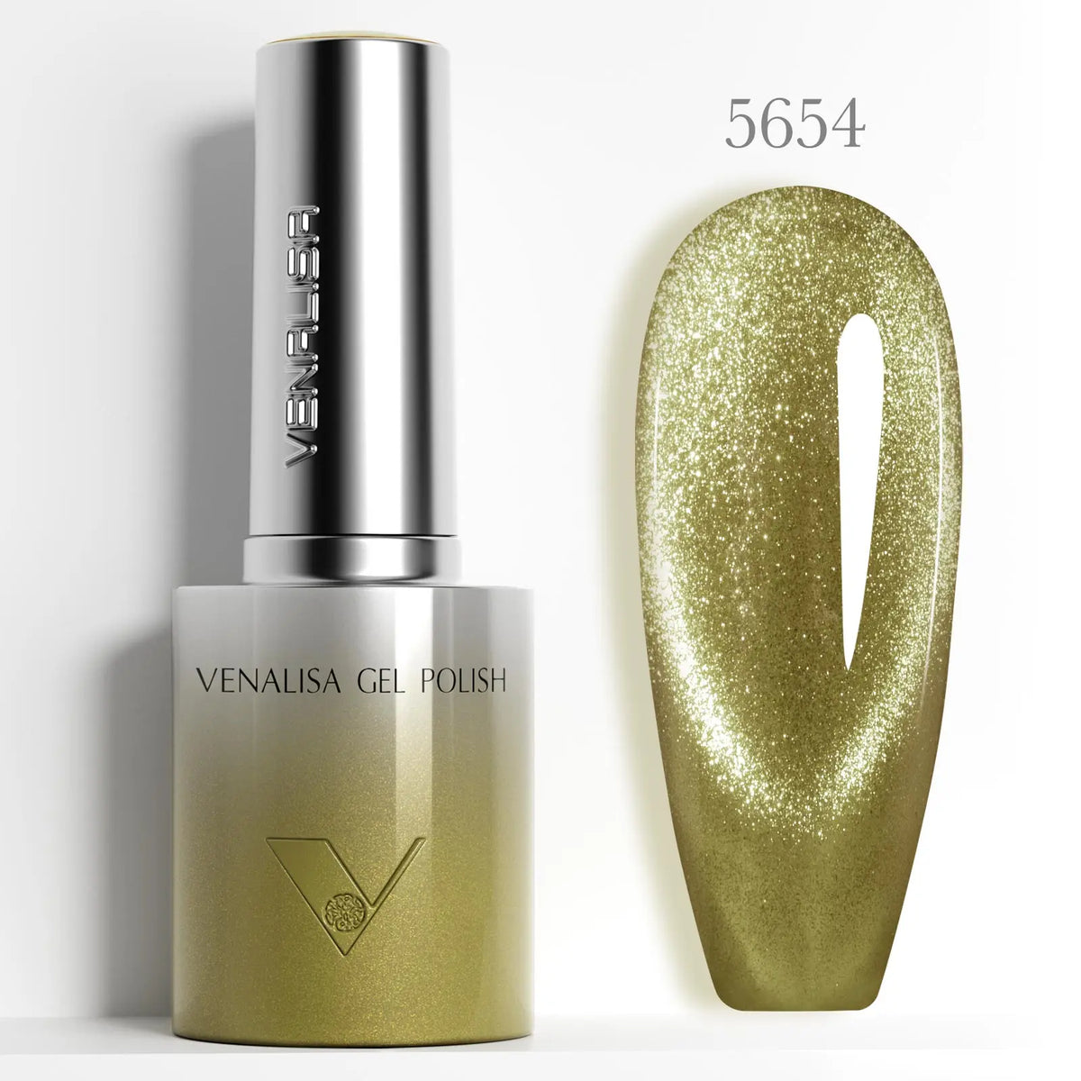 1/5pcsVenalisa Hema/TPO Free Cat Eye Gel Magnet Ultra Flash Nail Gel Polish Diamond Sparkle Soak Off UV LED Varnish Nail Gel